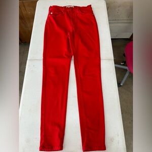 Red Kancan skinny jeans sz 28